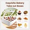 12-Pc White 12-Count Cupcake Boxes – Window, Holds 144, 12.8x9.8x3.5in